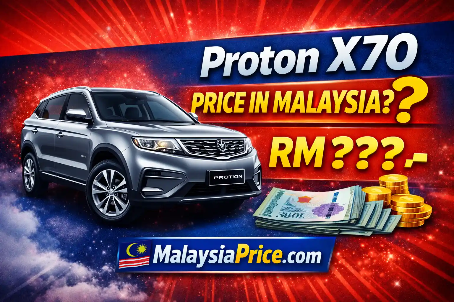 Proton X70 Price in Malaysia thumbnail with MalaysiaPrice.com domain